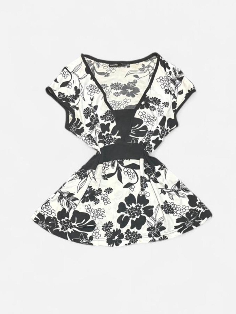 Vintage Black and White Top